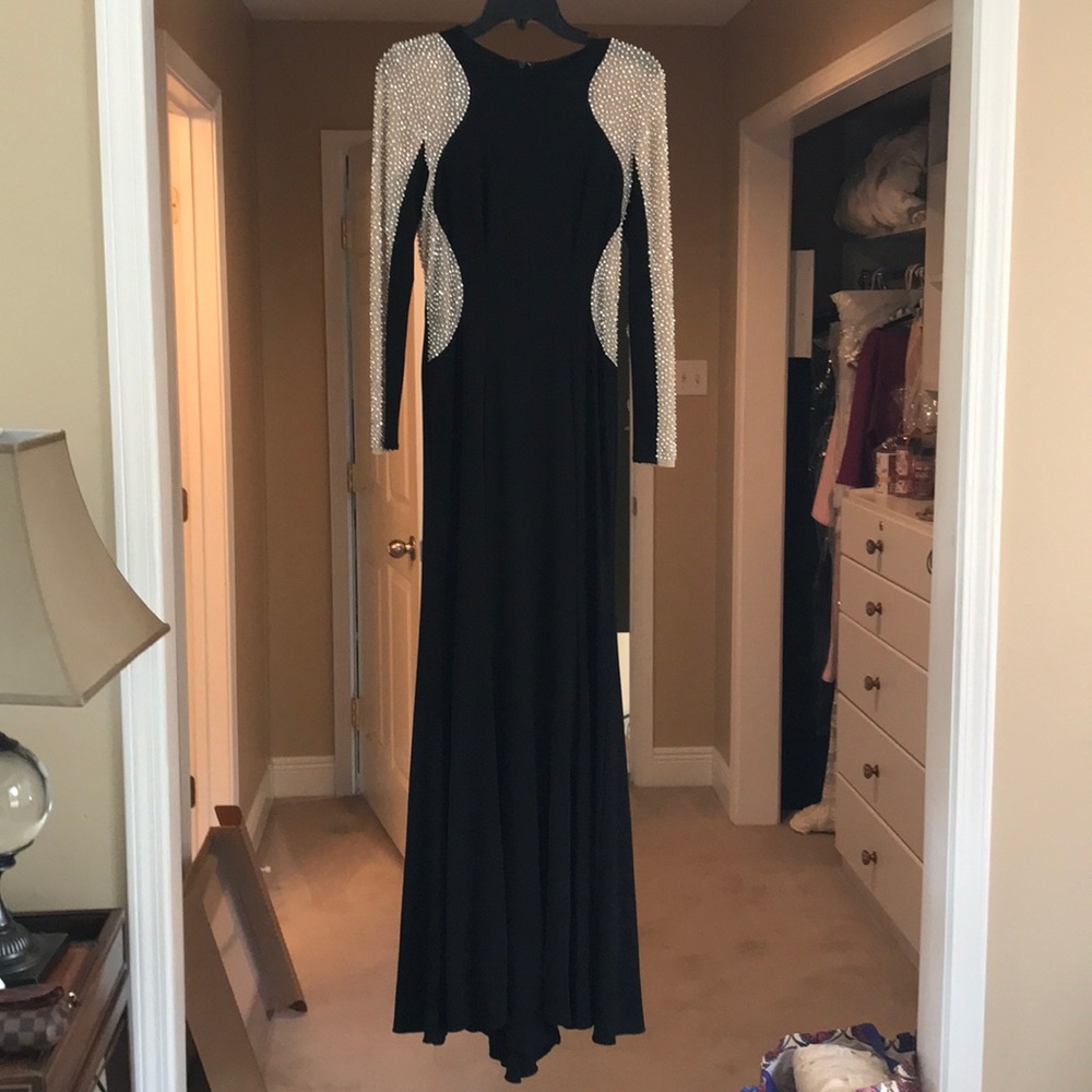 Ball gown, worn to a Mardi Gras ball.